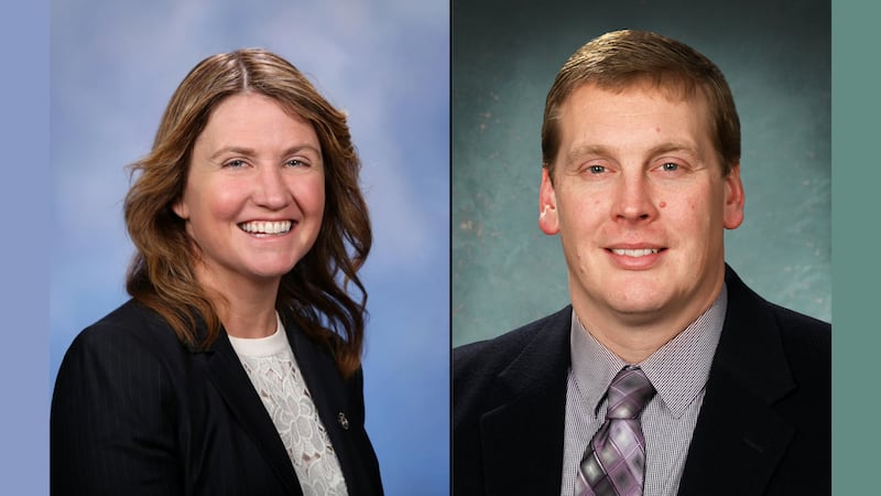 State Rep. Sara Cambensy (D-Marquette) and State Sen. Ed McBroom (R-Waucedah Township).