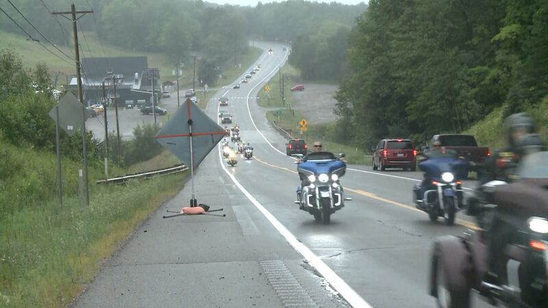 CVMA riders on the way to DJ Jacobetti