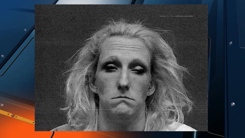 Mugshot of Joelle Chamberlain from the Mackinac County Sheriff's Office