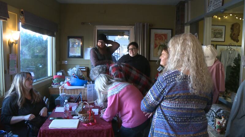 People come out to purchase a variety of items in Marquette