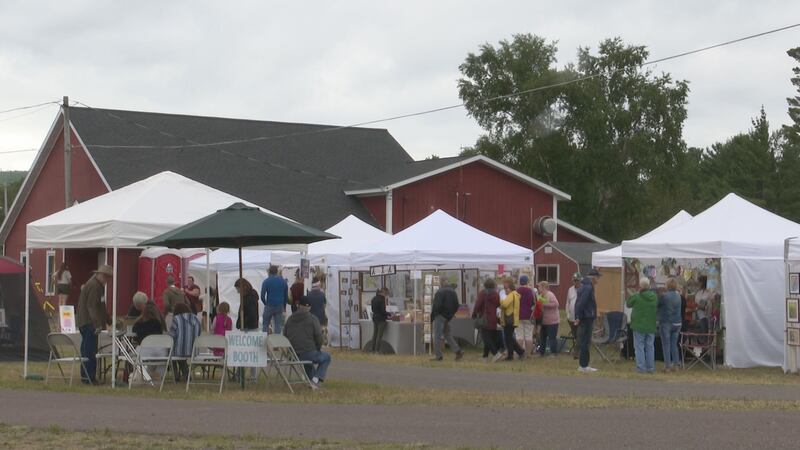 Around 65 vendors displayed their artwork spanning from ceramics, paintings and handwoven crafts.