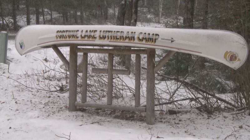 Fortune Lake sign (WLUC)