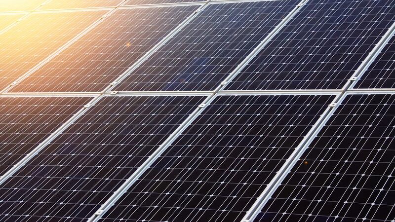FILE. Solar panels.