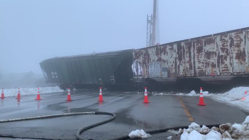 Marinette County train derailment