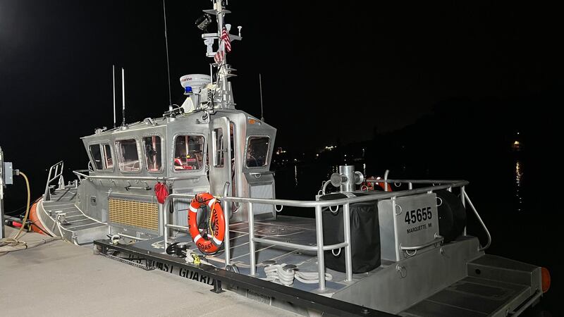 U.S. Coast Guard Post Marquette's search and rescue vessel.