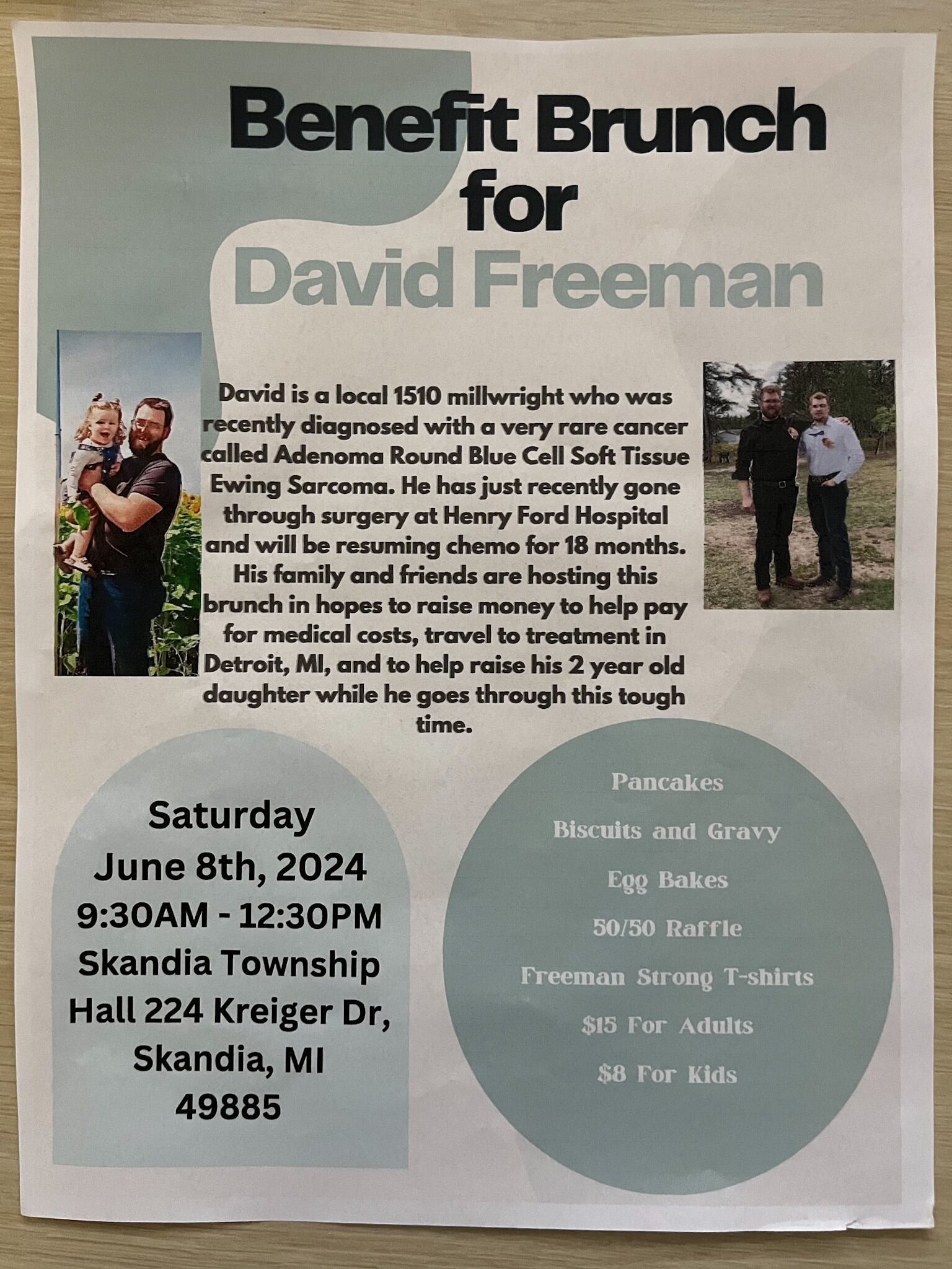 Friends and family host benefit brunch for David Freeman while he undergoes cancer treatment - Vimarsana News