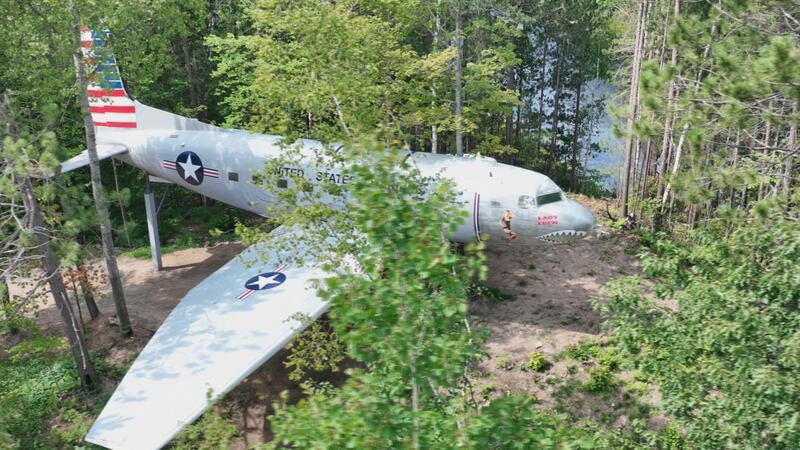 This WWII-era plane was turned into an Airbnb.