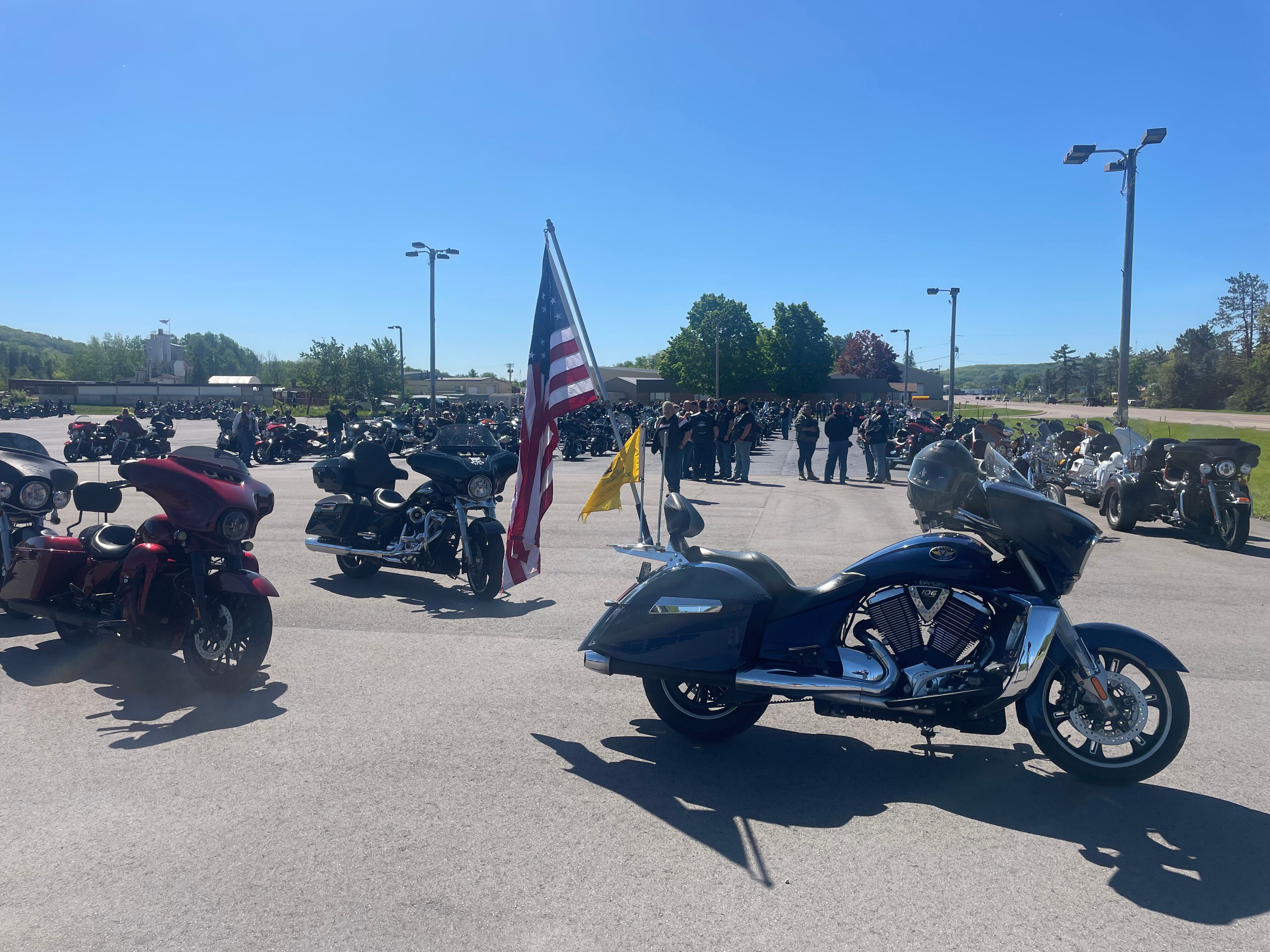 The 2024 Veteran Tribute Ride was one to remember as it once again featured 100's of riders. - Vimarsana News
