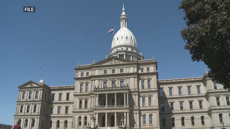 FILE - Michigan Capitol Building in Lansing