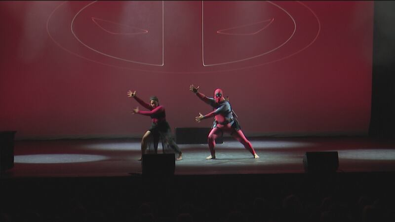 Team Digneit dances as Deadpool characters