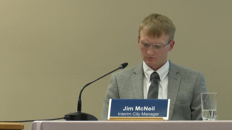 Jim McNeil in a meeting.