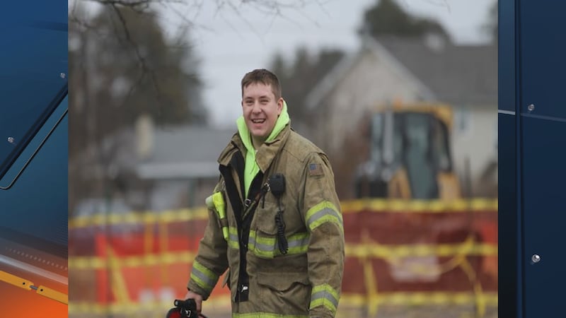 23-year-old Ben Lauren was killed in the line of duty while battling a fire at a K.I. Sawyer...